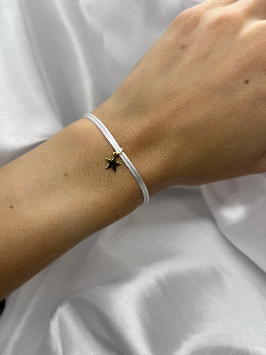 Bracelet satin petite étoile