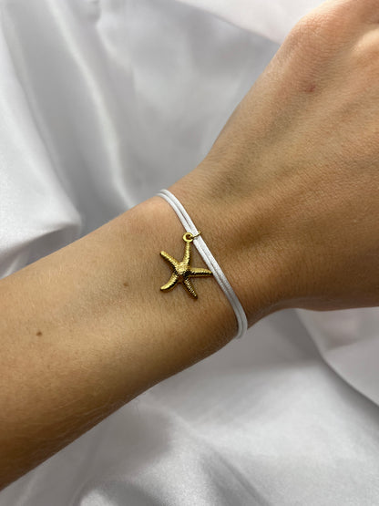 Bracelet satin étoile de mer