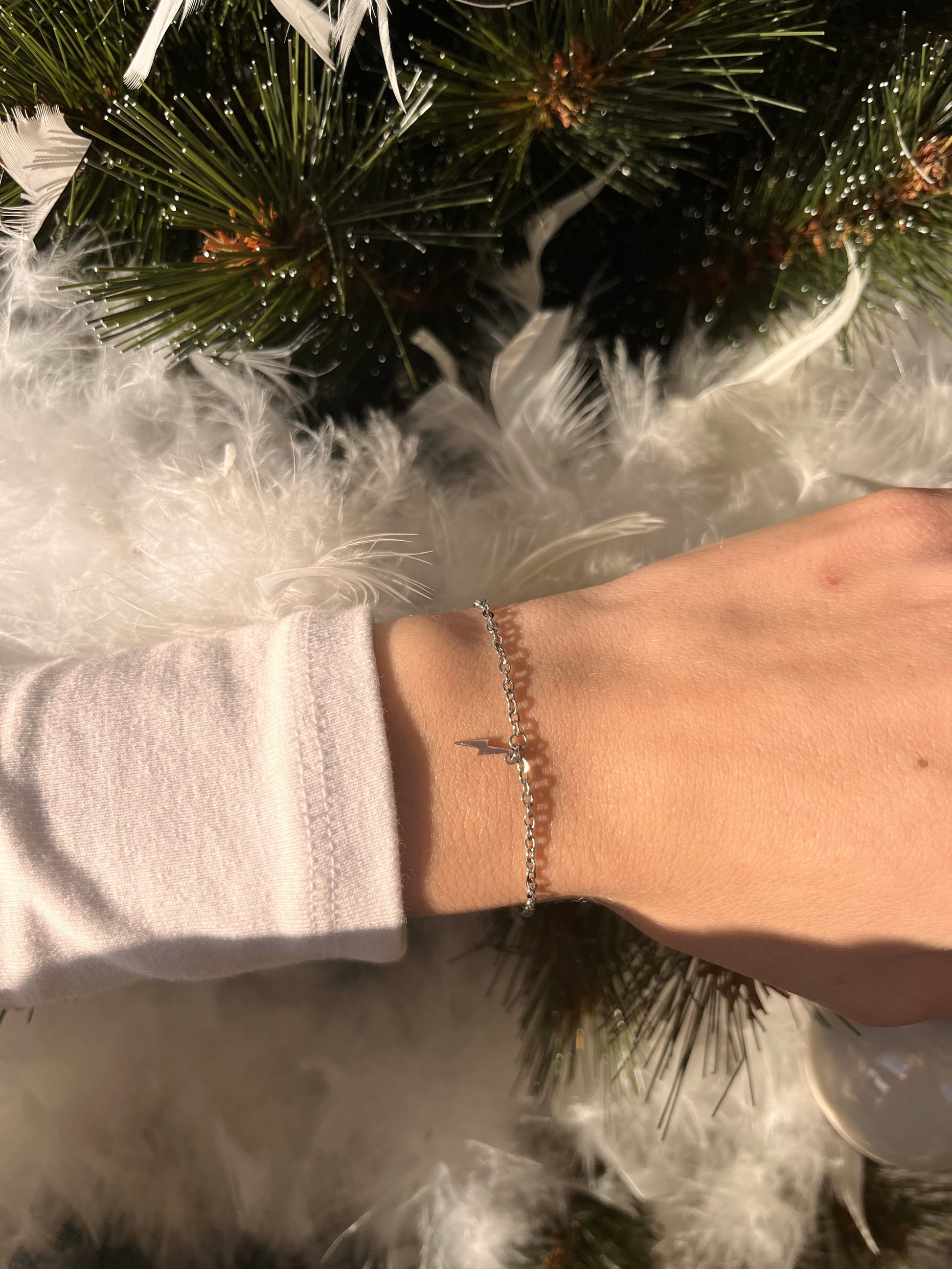 Bracelet zoé argent fait main 