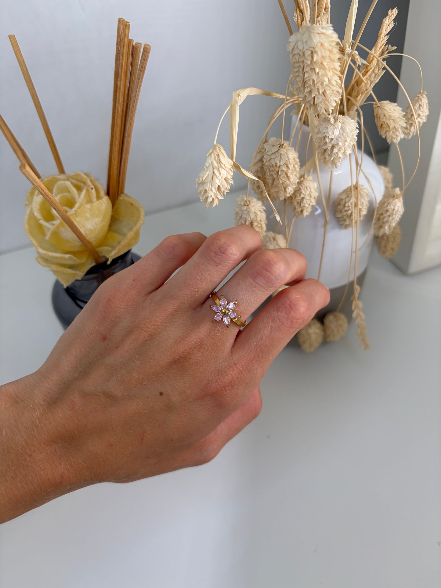 Bague rose