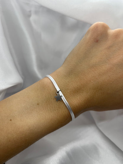 Bracelet satin petite étoile