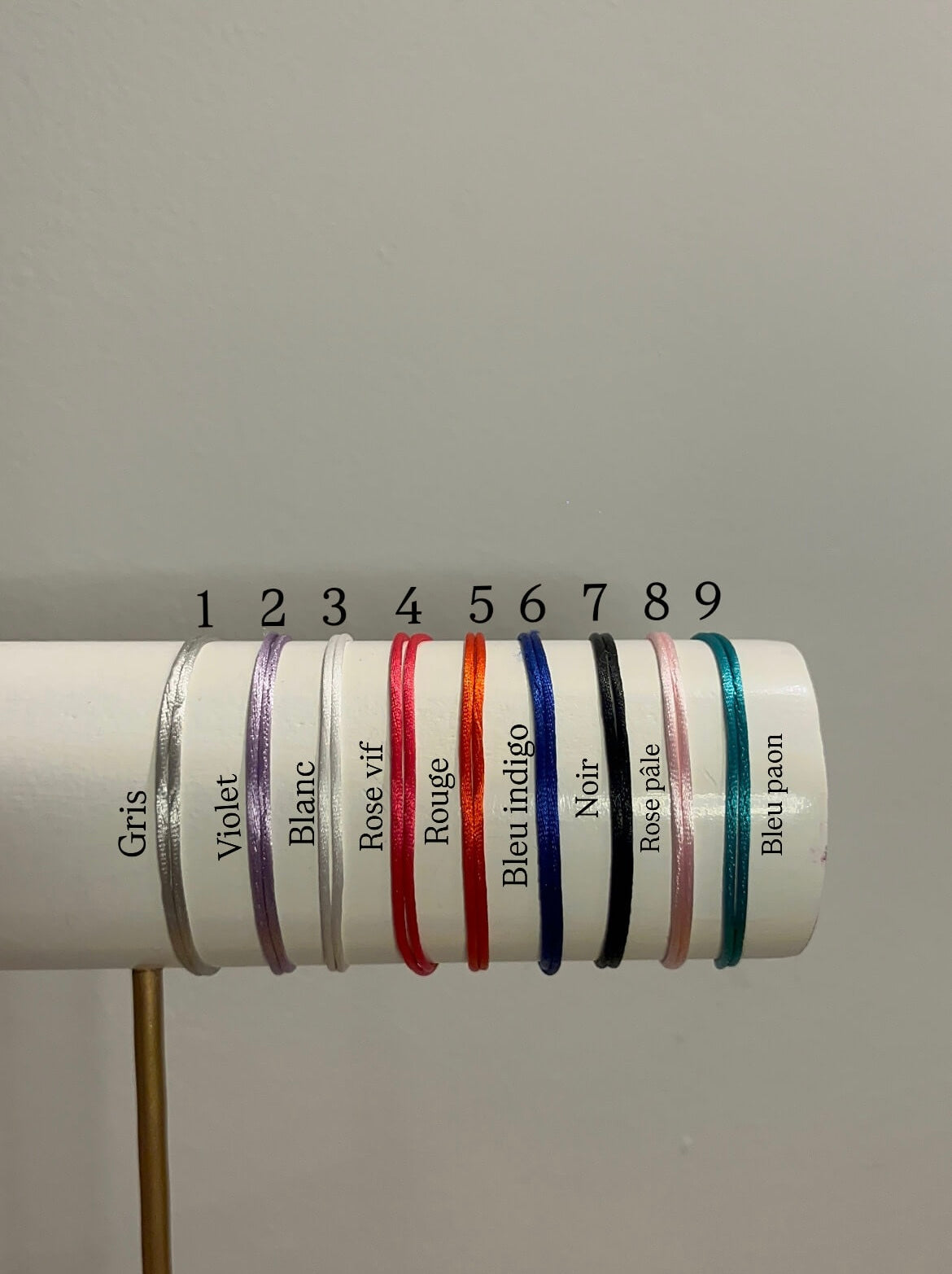 Bracelet personnalisable lettre